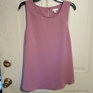 14th & union pink blouse tank top